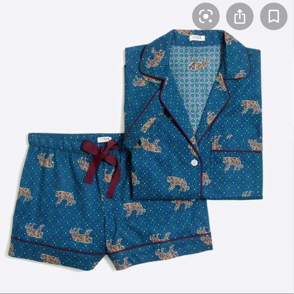 J. CREW Mercantile Bengal Tiger PJ Set | Size M
